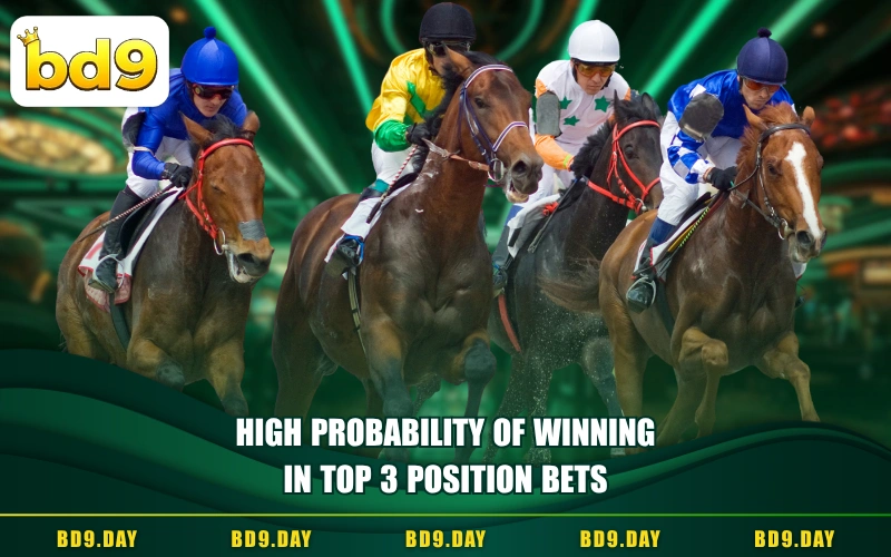 HIGH PROBABILITY OF WINNING IN TOP 3 POSITION BETS