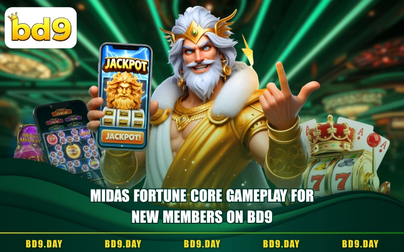 MIDAS FORTUNE CORE GAMEPLAY FOR NEW MEMBERS ON BD9